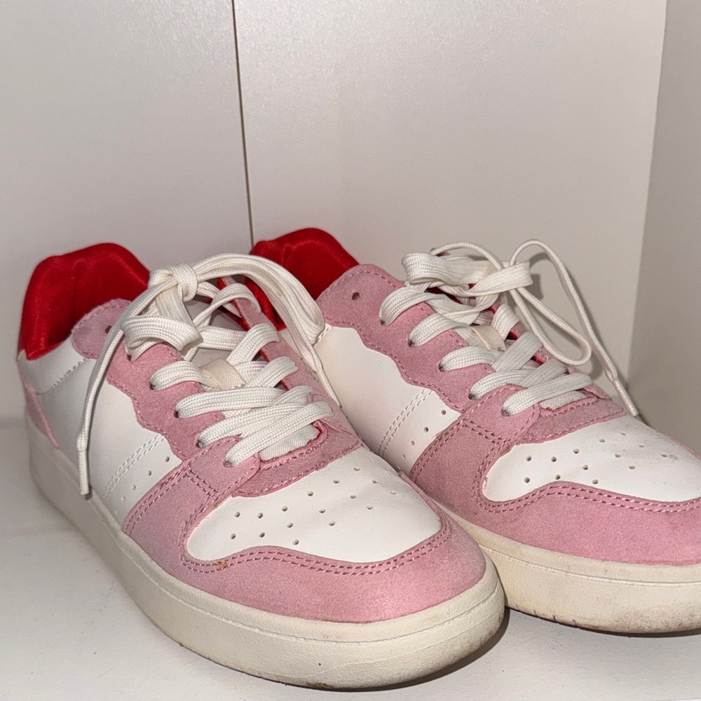 H&M Kids Sneakers in Pink, White, and Red